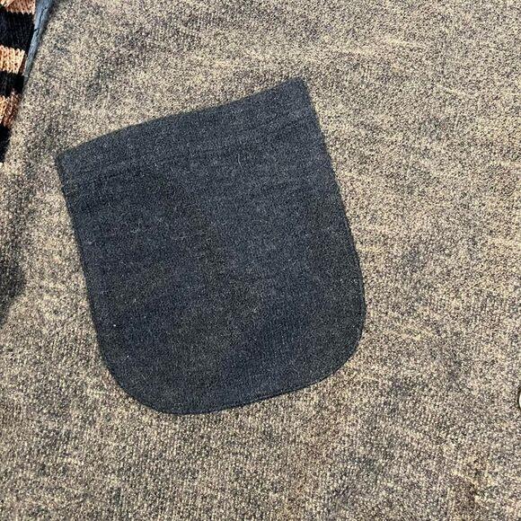 Sweater Vintage Felt Patchwork Women's XL - Picture 6 of 8